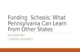 Funding  Schools: What Pennsylvania Can Learn From Other States