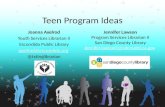 Teen Program Ideas