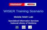 WISER Training Scenario Mobile Meth Lab