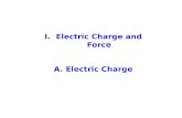 Electric Charge and Force A. Electric Charge