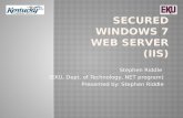 Secured Windows 7 Web server (IIS)