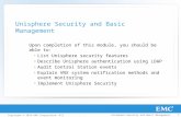 Unisphere  Security and Basic Management