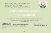 An- Najah  National University Engineering Faculty Civil Engineering Department