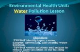 Environmental Health Unit: Water  Pollution Lesson