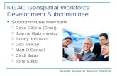 NGAC Geospatial Workforce Development Subcommittee