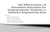 The Effectiveness of Simulation Education for Undergraduate Students in Software Engineering Area