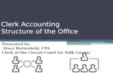 Clerk  Accounting Structure of the Office