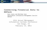 Connecting Financial Data to  ED Facts