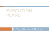 Execution plans