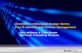 TechNet Architectural Design Series Part 5: Identity and Access Management