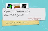 OpenGL Introduction and HW1 Guide