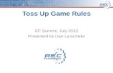 Toss Up Game Rules