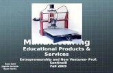 Desktop Manufacturing Educational Products & Services