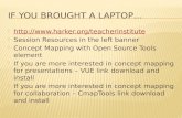 If you brought a laptop…