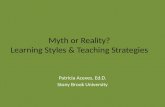Myth or Reality? Learning Styles & Teaching Strategies