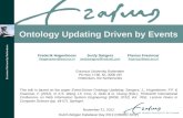 Ontology Updating Driven by Events