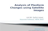 Analysis of  Planform  Changes using Satellite Images
