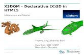 X3DOM –  Declarative  (X)3D in HTML5
