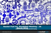 Rocket Fuel Inc.  Breakfast Meeting – 26 March 2014