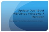 Update Dual Boot MBP/iMac Windows 7 Partition