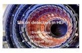 Silicon detectors in HEP