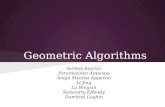 Geometric Algorithms