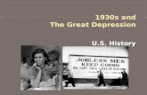 1930s and The Great Depression