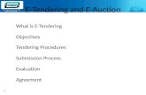E-Tendering and E-Auction