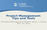 Project Management: Tips and Tools