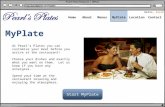 At Pearl’s Plates you can customize your meal before you arrive at the restaurant!