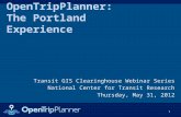OpenTripPlanner : The Portland Experience