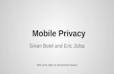 Mobile Privacy