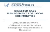 disaster case management for LOCAL communities