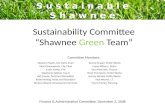 Sustainability Committee “Shawnee  Green  Team”