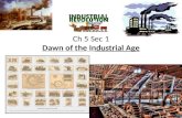 Ch  5 Sec 1 Dawn of the Industrial Age