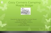Cozy Corners Camping Maple Ridge