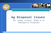 Ag Disposal Issues