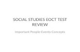 SOCIAL STUDIES EOCT TEST REVIEW