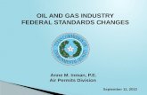 OIL AND GAS INDUSTRY FEDERAL STANDARDS CHANGES