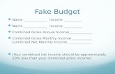 Fake Budget
