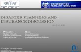 Disaster Planning and insurance discussion