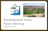Moab/Spanish Valley Public Meeting  April 16, 2014