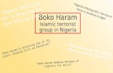 Boko  Haram Islamic terrorist group in Nigeria