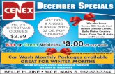 Cenex December Specials