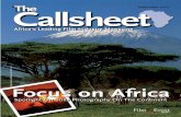 The Callsheet - September