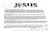 Jesus- Teaching Notes