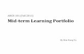 ARCH 101 - Midterm Learning Porftolio