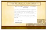 Firat Educational Journal April 2011