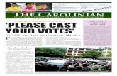 The Carolinian Newspaper Second Sem 2011 - 2012