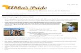 Abba's Pride Mission Update and Prayer Guide